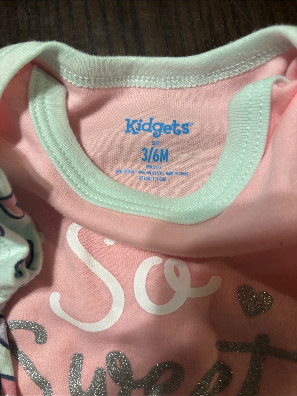 3 for $16! Set of 5 baby girl onesies - Picture 3 of 3